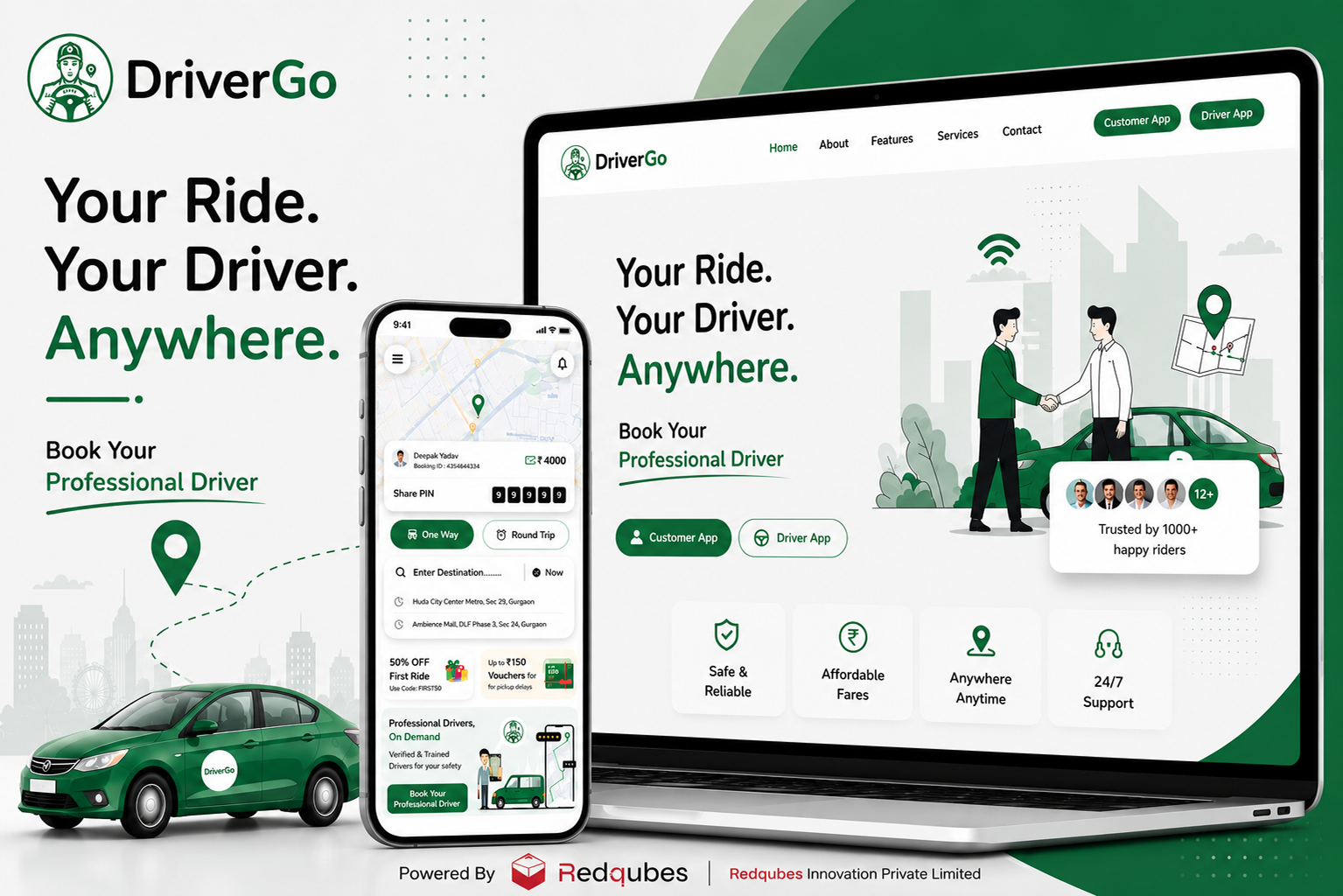 DriverGo — On-Demand Mobility Platform